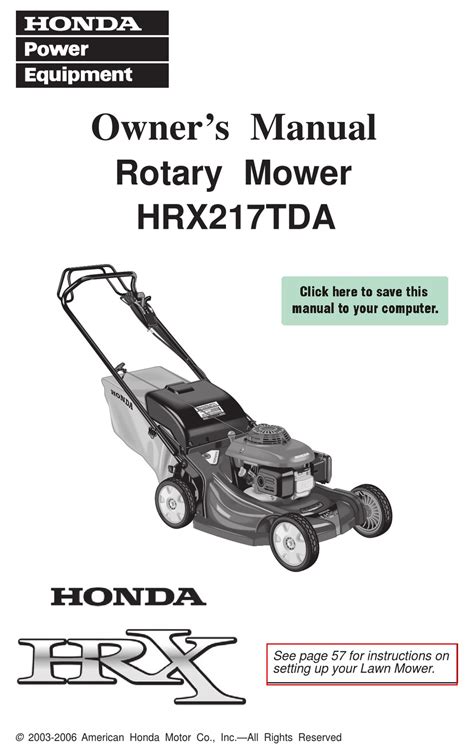 Honda Hrx 217 Manual