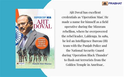 Buy Supercop Nsa Ajit Doval Inspirational Biography Of The Hero Of