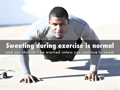How To Stop Sweating When Exercising Exercise Poster