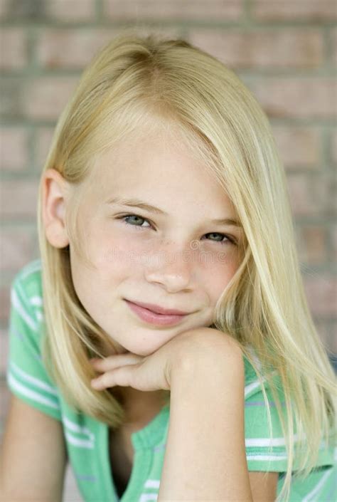 Attractive Young Blonde Haired Girl Royalty Free Stock Images Image