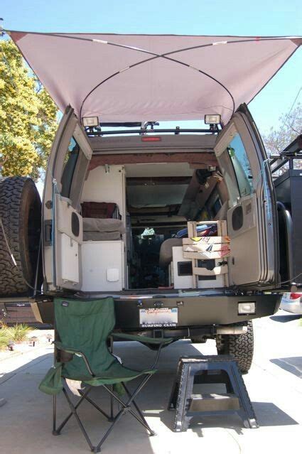 Rear Diy Awning Truck Camper Kombi Motorhome Mini Camper Rv Campers