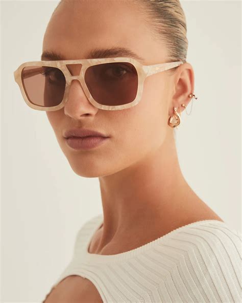 The Lais Pearl Tort Caramel Sunglasses Sohl Store