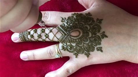 نقش حناء هندي جميل وانيق Unique And Beautiful Henné Design Youtube