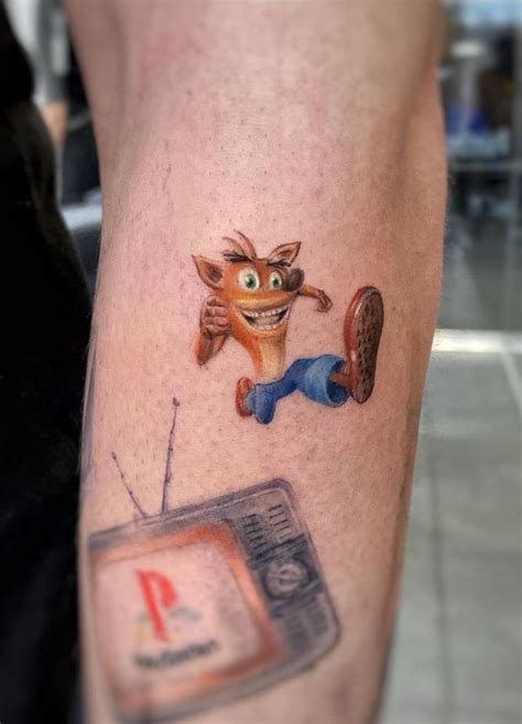 Crash Bandicoot Tattoo Inkstylemag