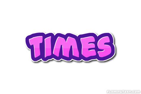 Times Logo Free Logo Design Tool From Flaming Text