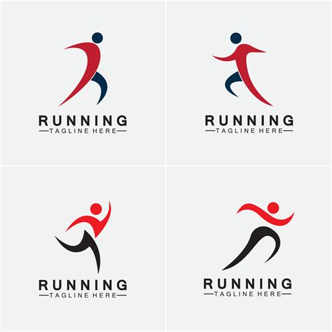 Running Man Logo And Symbol Premium Vector Freepik Vector Background