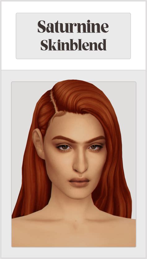 Sims 4 Cc Finds Thisisthem Oumie S Skin Hq Textures H