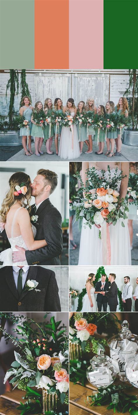 5 Sweet Spring Wedding Color Palette Ideas Junebug Weddings