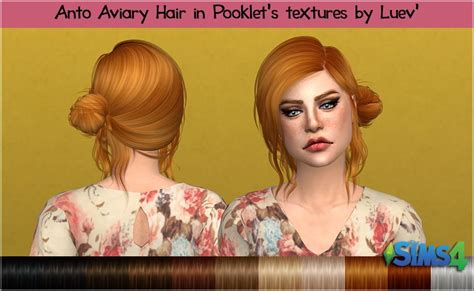Mertiuza Anto`s Aviary Hair Retextured Sims 4 Hairs Sims 4 Hair