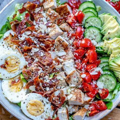 Easy Turkey Cobb Salad Recipe Video Blondelish Com