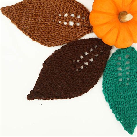 Easy Leaf Free Knitting Pattern Gina Michele
