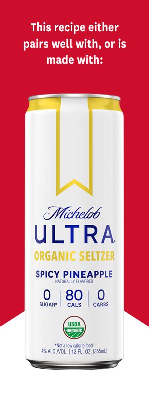 Grilled Pineapple Hoops Michelob Ultra