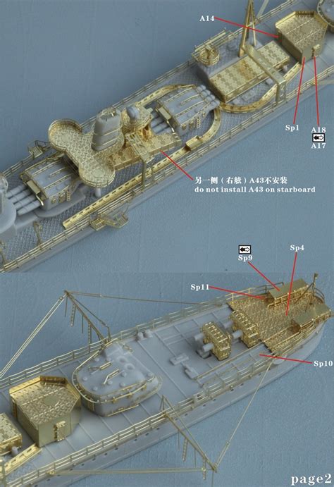 Wwii Ijn Shiratsuyu Class Destroyer Late Type Super Upgrade Set For Pit