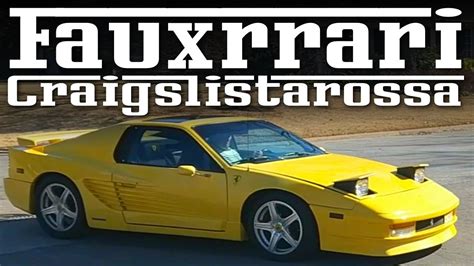 The ferrari 355 is on a toyota mr2 gt sports base the. $15,000 Ferrari Testarossa Replica - Craigslist | Internet ...