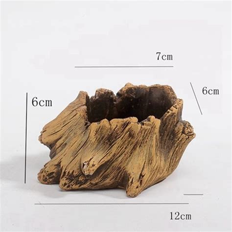 The most stylish concrete planters are ones that pay attention to detail. Tree Root Craft Flower Pot Silicone Cement Planter Mold ...