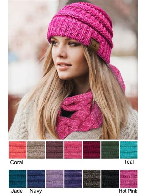 Get the best deals on calvin klein cable knit sweater and save up to 70% off at poshmark now! CC Cable Knit Two Tone Beanie in 2020 | Knitted hats ...