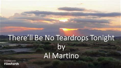 Al Martino Therell Be No Teardrops Tonight Youtube