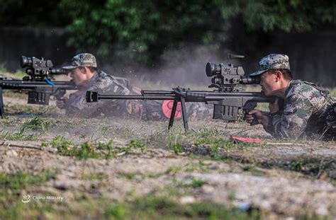 Snipers Fire At The Targets China Military