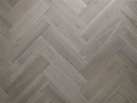 Riviera Click 150mm Wide Grey Oak Herringbone Engineered Wood Flooring