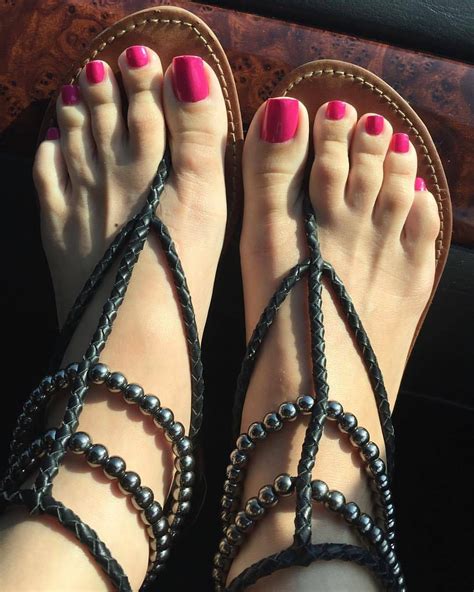 Beautiful Pink Toes And Sexy Soft Feet In Strappy Sandals Photo Credi Strappy Shoes Cute