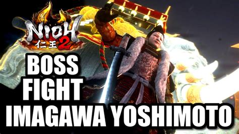Imagawa Yoshimoto Boss Fight Nioh 2 Youtube