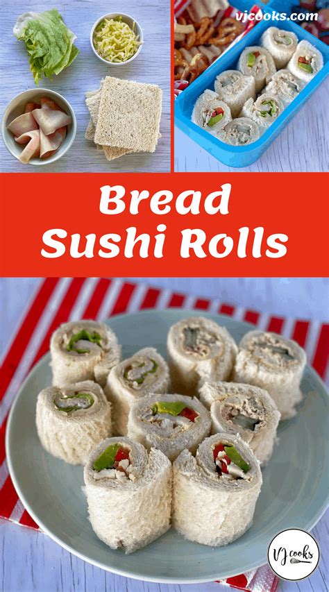 Sandwich Sushi Rolls Vj Cooks Recipe Savoury Food Sushi Recipes