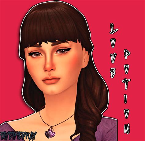 Fayethegray Love Potion Necklace The Sims 4 Create A Sim Curseforge