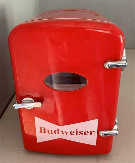 Budweiser Mini Fridge Six Pack Pre Owned