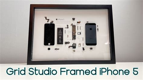 Grid Studio Framed Iphone 5 Deconstructed Iphone As Art Youtube