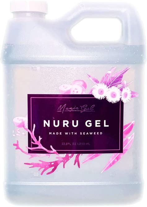 Amazon Com Magic Gel Nuru Massage Therapy Gel Naturally Stain Flavor And Fragrance Free
