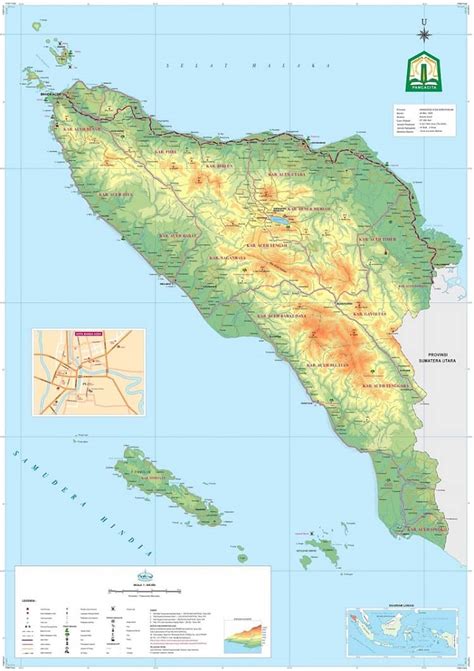 Peta Provinsi Aceh Gambar Lengkap Terbaru Dan Keterangannya