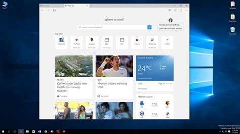 Gallery Microsoft Edge Browser In Windows 10 Build 10159