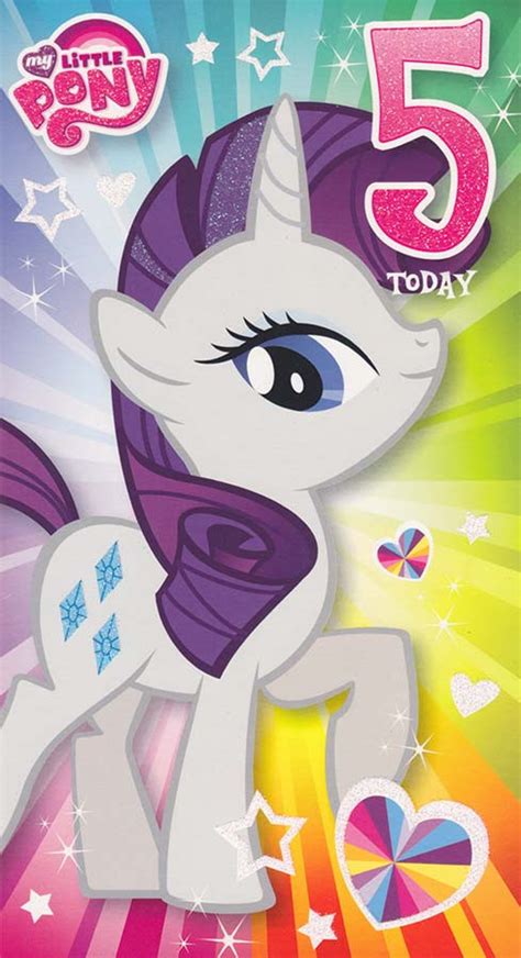 My Little Pony 5th Birthday Card Cardspark