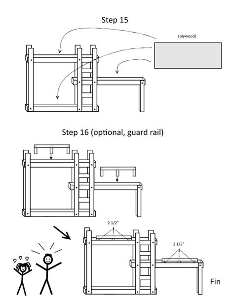 The Triple Bunk Bed Contwith Plans Kathryn Anne Casey