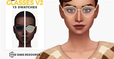 Scintille V2 A Sims 4 Cc Glasses