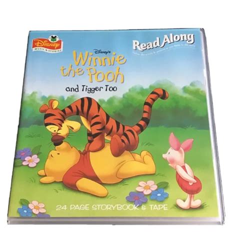 Disney Winnie The Pooh And Tigger Too Read Along Storybook Cassette