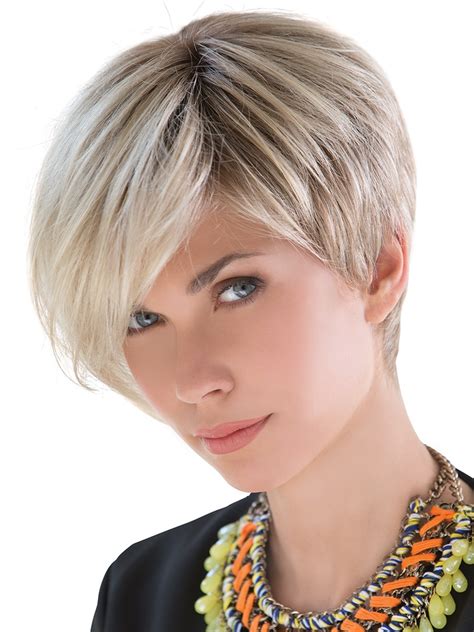 Blonde Short Ladies Wig Lace Front Wigs Synthetic Hair P4