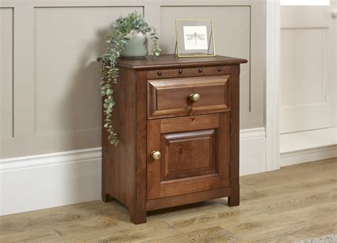 Solid Wood Bedside Cabinet Handcrafted In The Uk