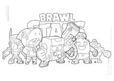 Kleurplaat brawl stars virus 8 bit : 8-BIT character from Brawl Stars from Brawl Stars # ...