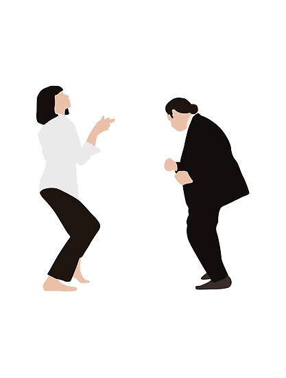 Pulp Fiction Dance Posters By Art Fox Redbubble