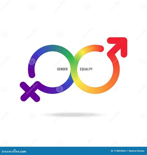 Lgbt Community And Gender Equality Concept Icon Symbol Stock Illustration Illustration Of