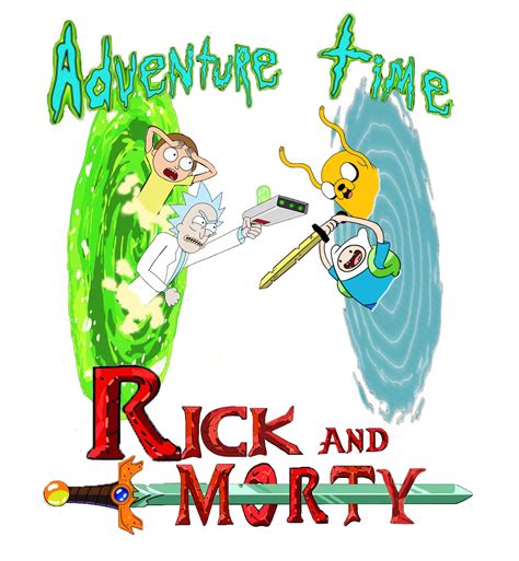 Rick And Morty X Adventure Time Crossover Rickandmorty
