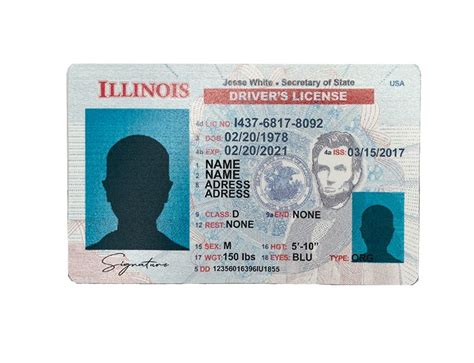 Illinois Driver License Psd Template New Everythingallhere Store