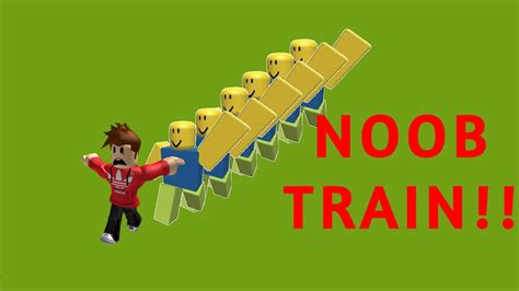 So I Played Noob Train Roblox Youtube