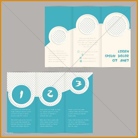 Perfekt Coole Ring Design Tri Broschüre Vorlage Lizenzfreies 890952