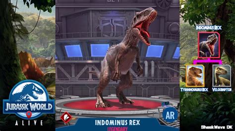 Indominus Rex Jurassic World Alive Spotlight Ability Preview Youtube