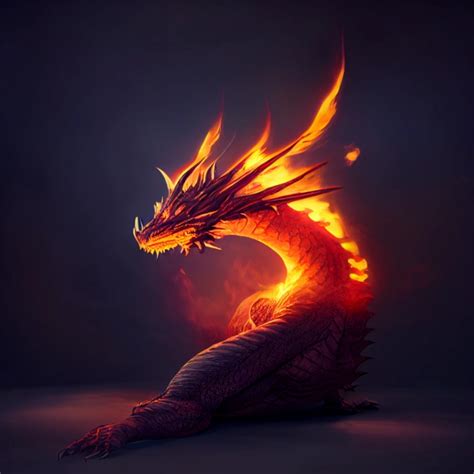 Fire Breathing Dragon Midjourney Openart