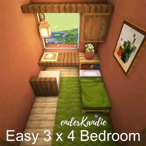 Check out the amazing minecraft interior design ideas to give house an attractive look. The green bedroom is the second kid's room and also over looks the garden. 😄 🛏 By @enderk ...
