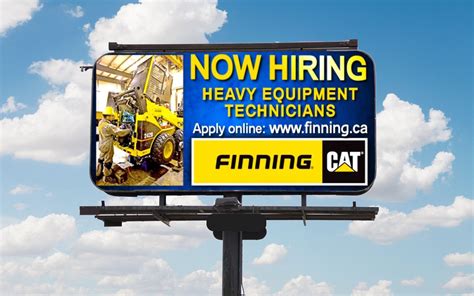Finning Ran Static Billboards As Part Of Their Large Recruitment Campaign To Ensure That They
