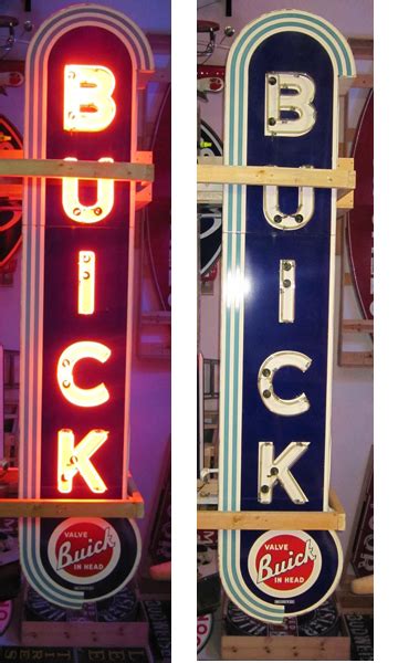 Buick Vertical Dealership Neon Sign Series Ii Chevymall